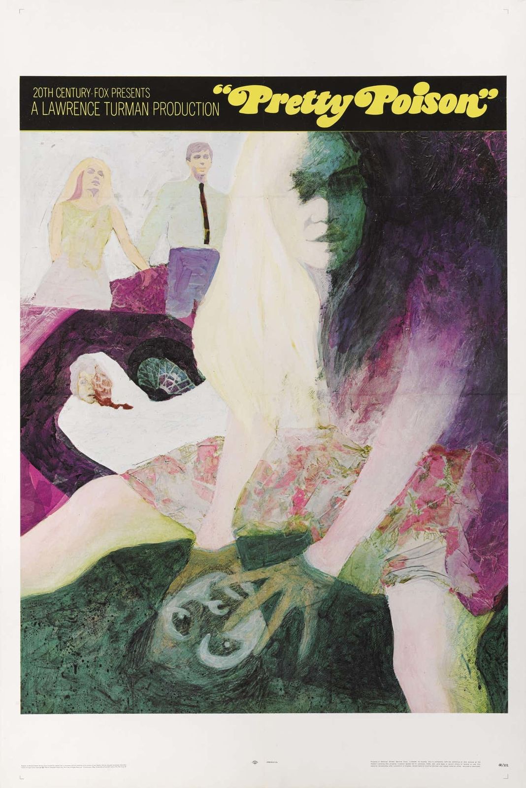 Original Us Film Poster For The 1968 Film Pretty Poison photo furniture
