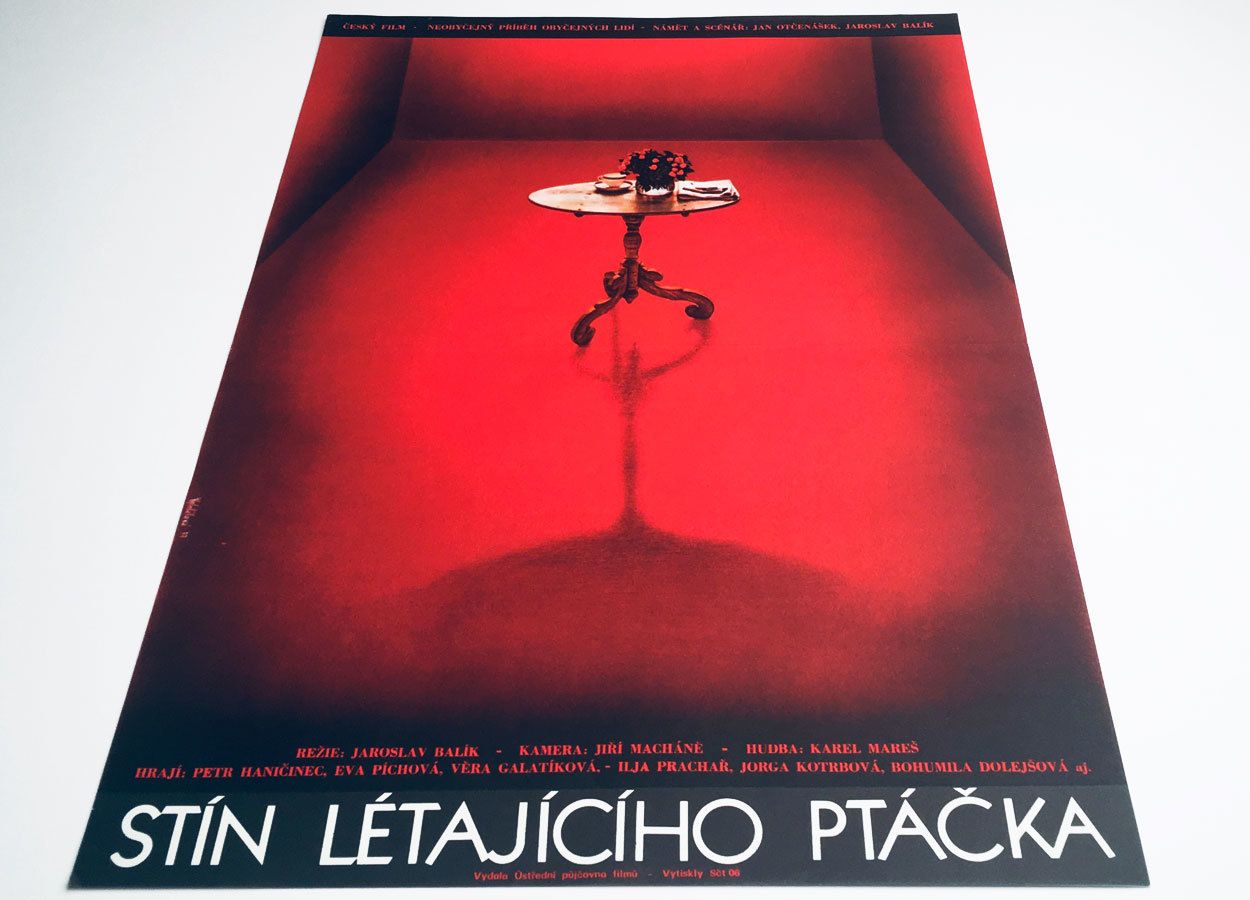 Movie Poster, Shadow Of A Flying Bird, Olga Poláčková Vyleťalová, 1977 photo furniture