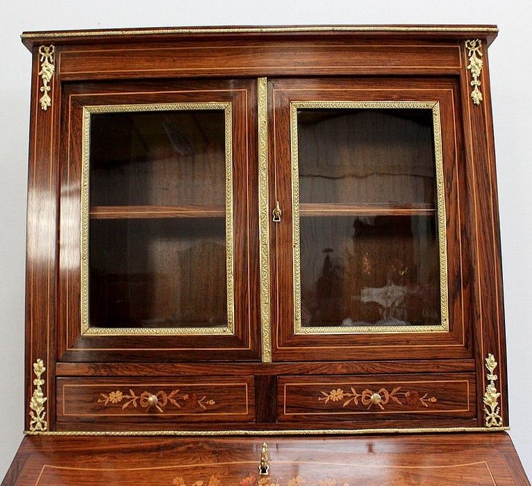 Small Showcase Desk, Napoleon III Period, Mid 19th Century photo buy