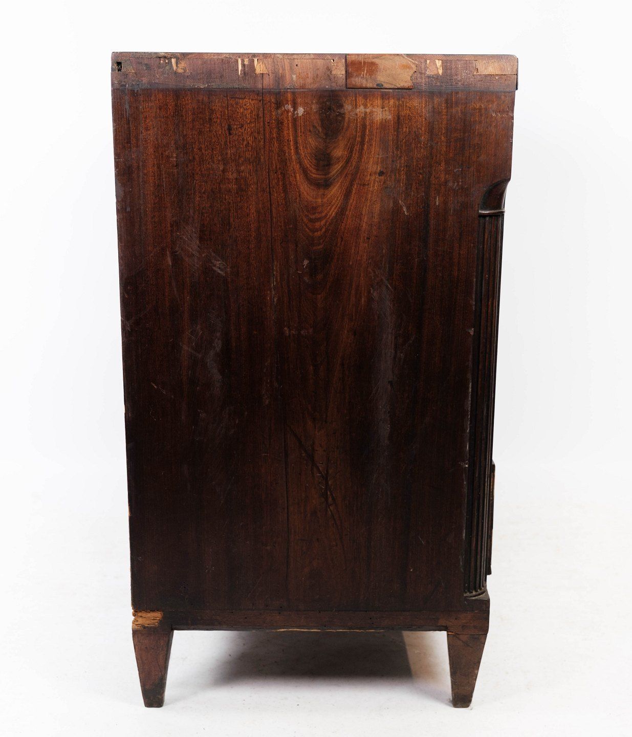 photo furniture Louis Seize Mahogany Chest Of Drawers With Marquetry.