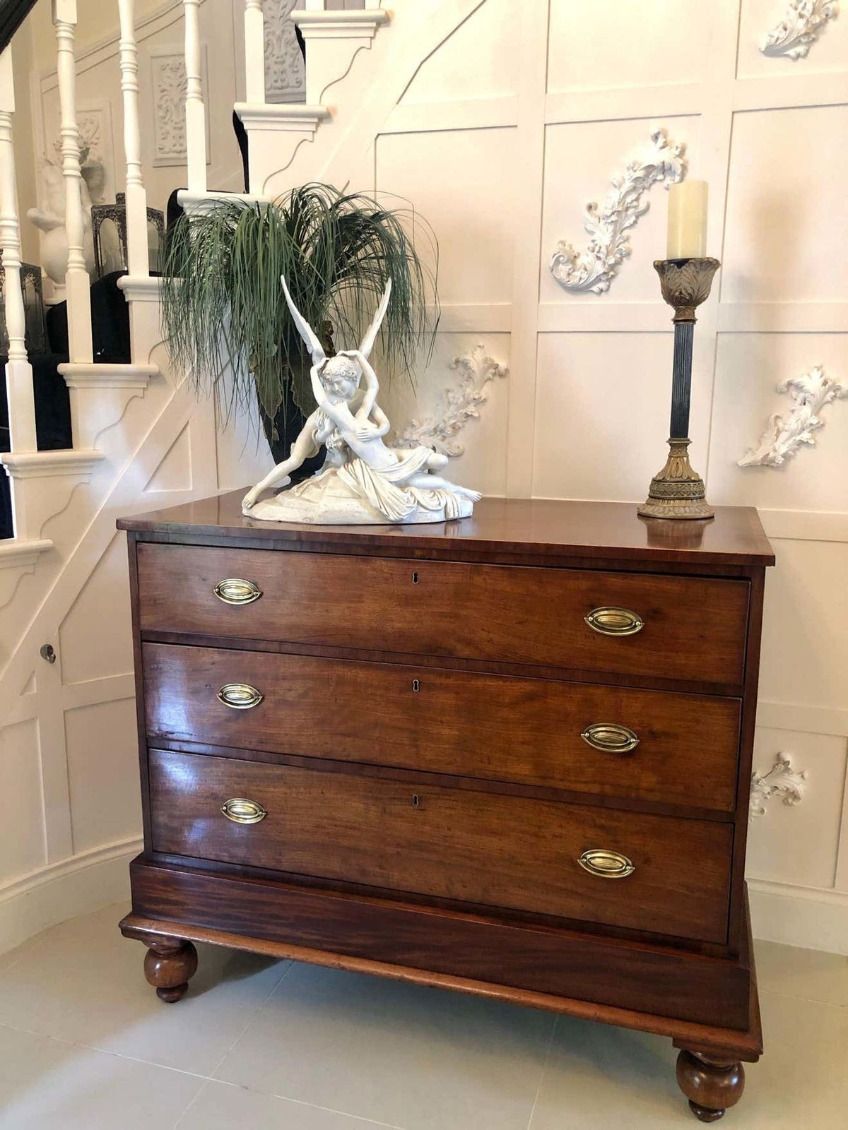 Antique Victorian Mahogany Chest Of Drawers photo furniture