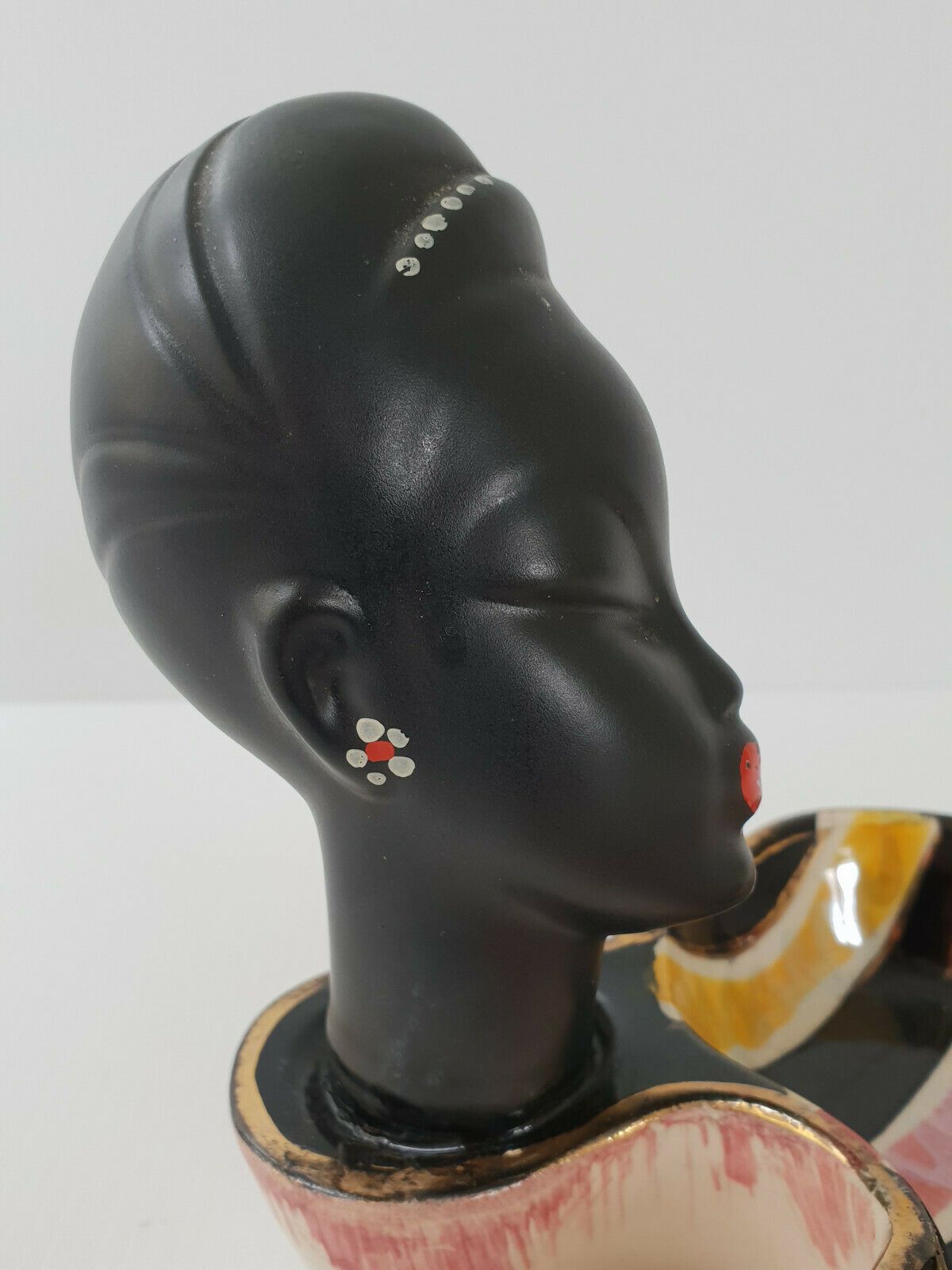 Ceramic Ashtray Hubert Bequet A Quaregnon 1950 Rockabilly Zazou 50s photo buy