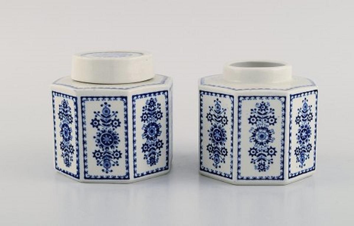 Arabia, Finland, Two Candlesticks, Two Dishes, Two Tea Caddies And A Jug photo buy