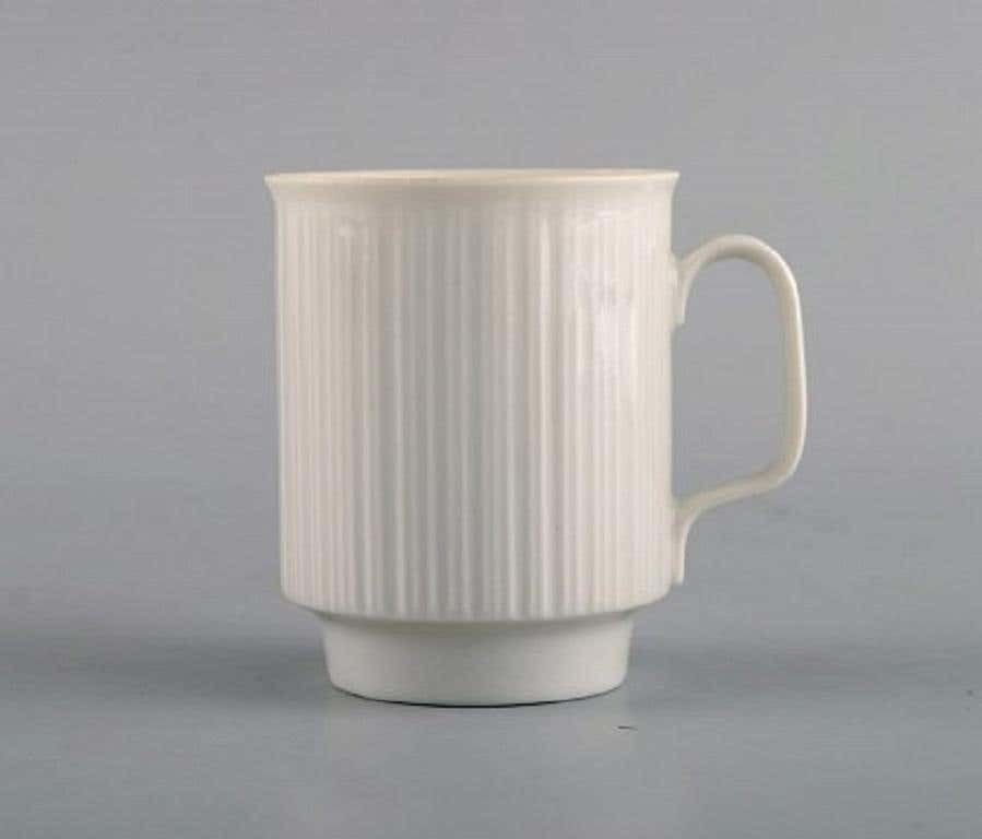 Tapio Wirkkala For Rosenthal, Three Porcelain Noire Mocha Cups With Saucers photo for sale