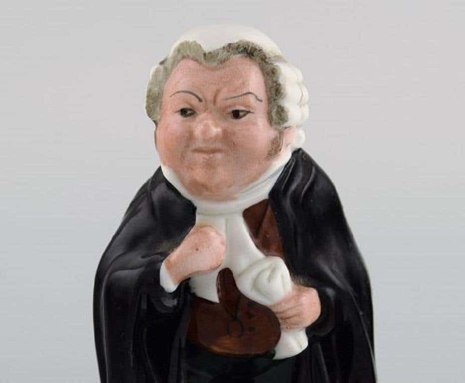 Two Royal Doulton Porcelain Figurines, Dancer And Judge, Buzfuz, Mid 20th C photo vinterior