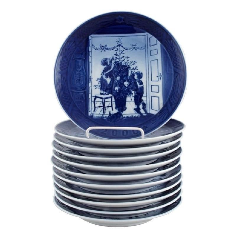 11 Royal Copenhagen Christmas Plates From 1990 2000 photo furniture