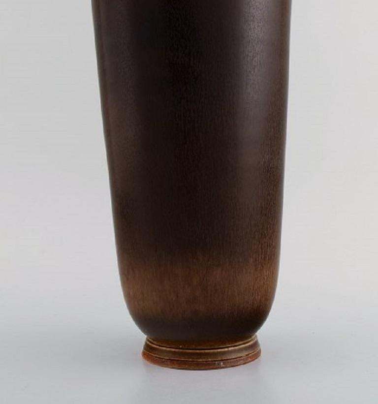 Berndt Friberg For Gustavsberg Studiohand, Large Vase In Glazed Stoneware photo for sale