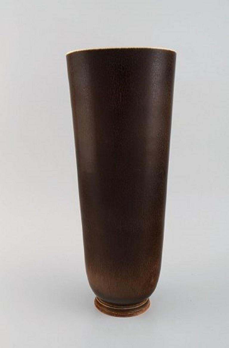 Berndt Friberg For Gustavsberg Studiohand, Large Vase In Glazed Stoneware photo buy