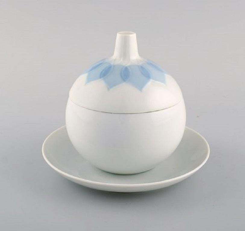 Bjørn Wiinblad For Rosenthal, Two Lotus Sauce Boats In Porcelain photo Home Decor