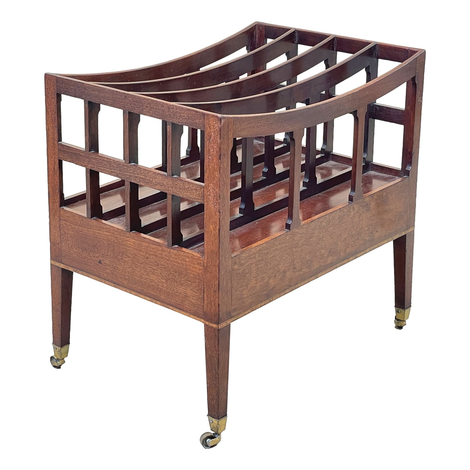 Mahogany Georgian Boat Shaped Canterbury (England, Circa 1800) photo buy