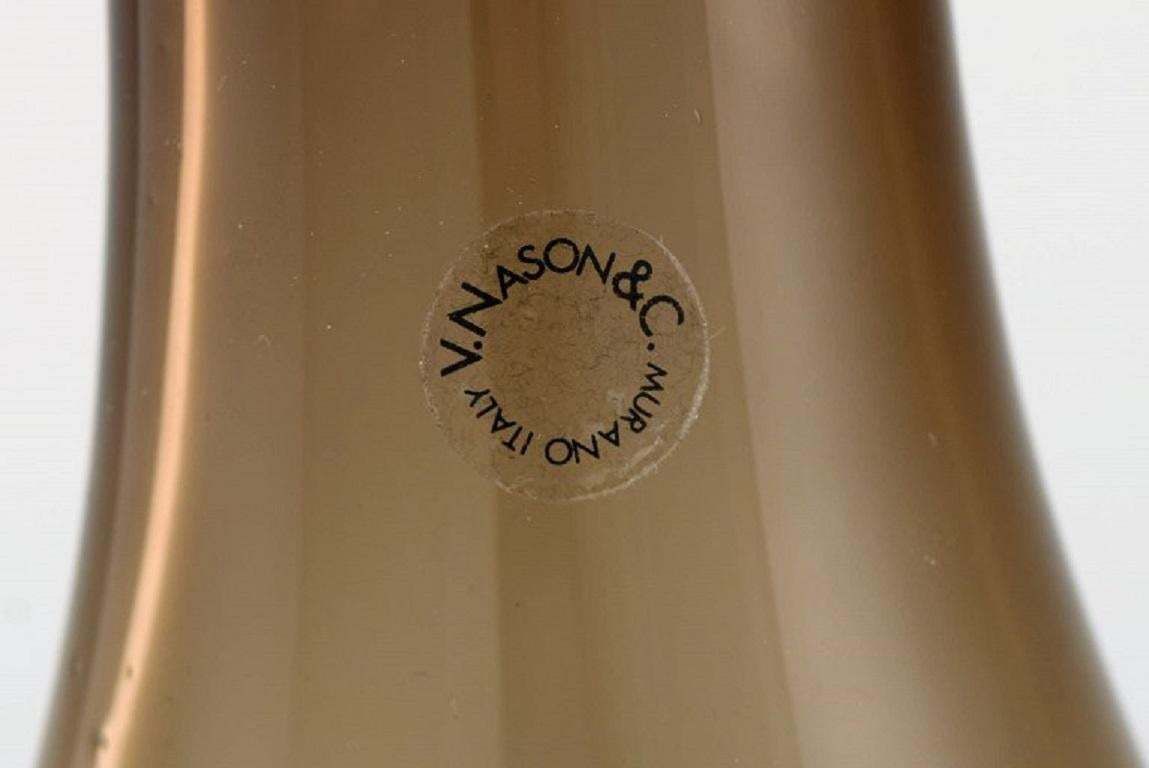 Vincenzo Nason & Cie, Murano, Large Teardrop Shaped Vase, 1980s photo vinterior