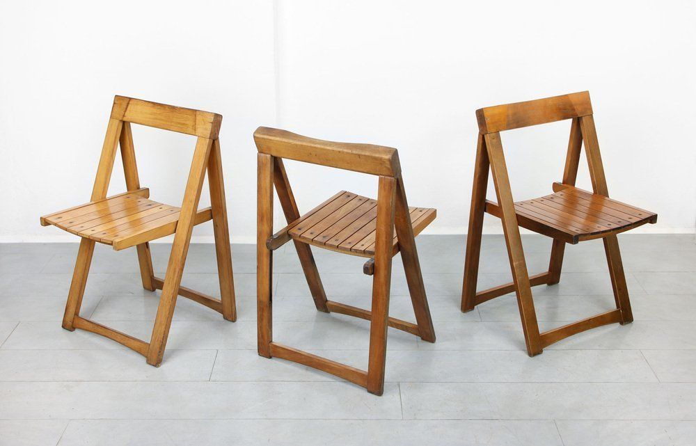 Vintage Trieste Folding Chair By Aldo Jacober For Bazzani