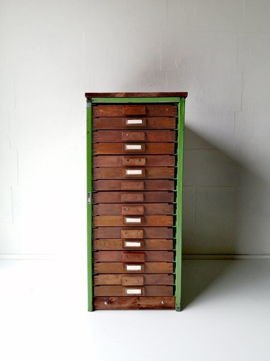 Industriële Kast Met Lades, Jaren 1960