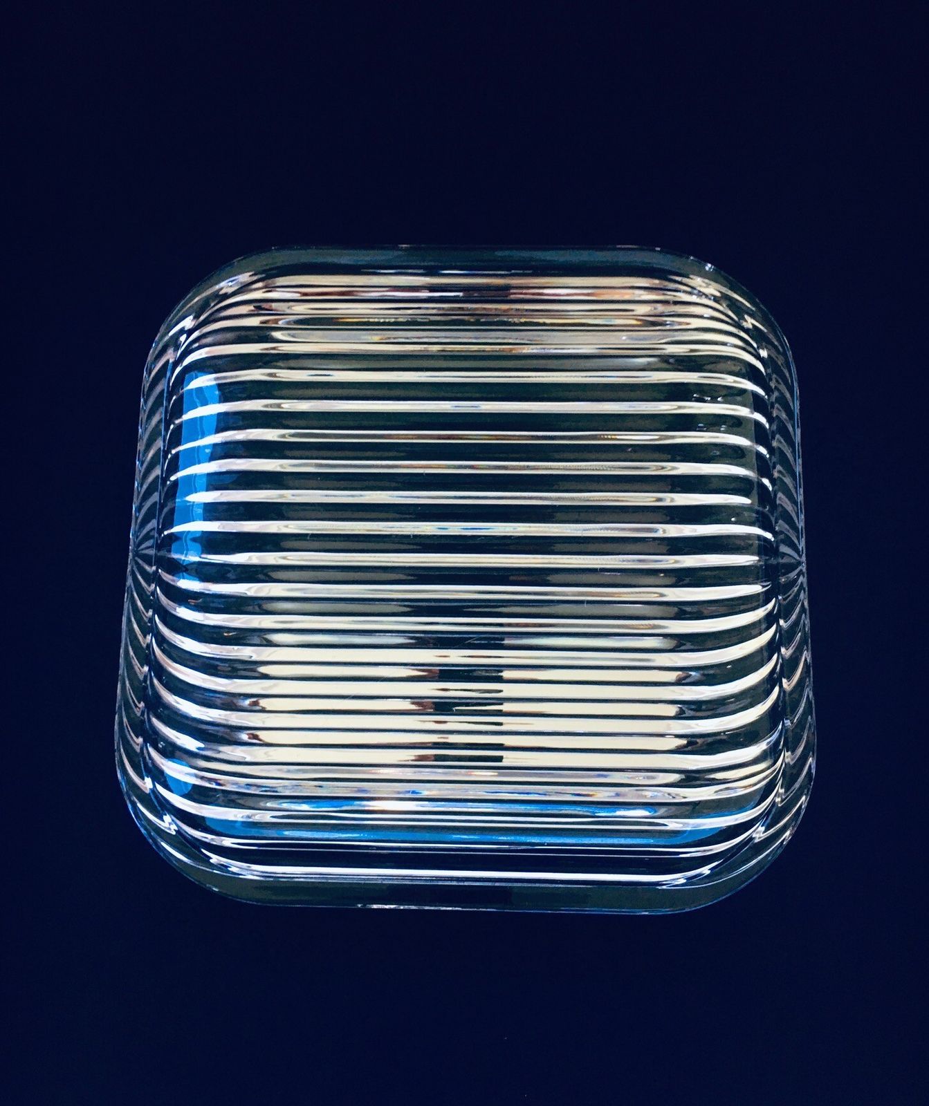 Mid Century Modern Design Xl Kristallen Kunstglas Schaal, Bohemia Tsjecho Slowakije, Ca. Jaren 1960 photo furniture