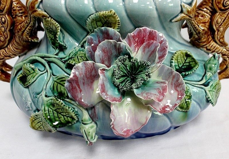 Barbotine Garnish, Art Nouveau, 1900 photo vinterior