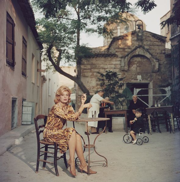 ' Melina Mercouri ' By Slim Aarons Oversized C Type