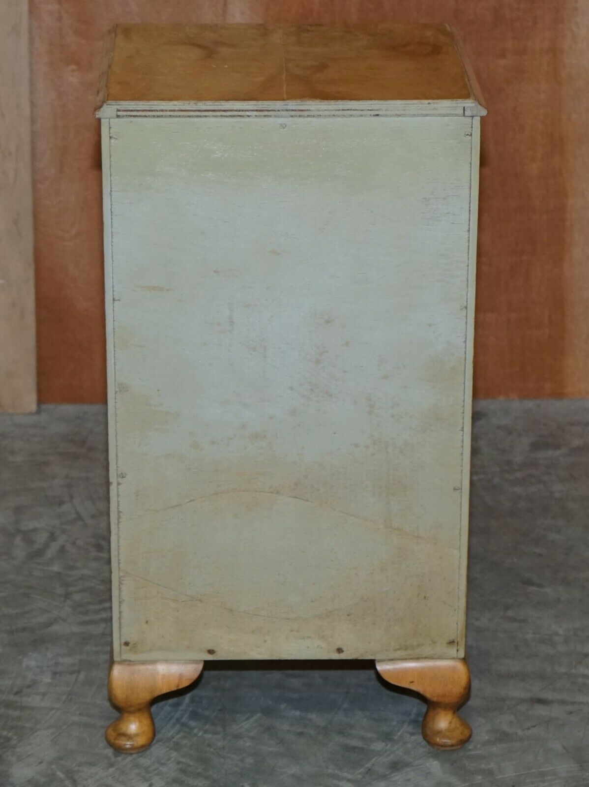 Lovely Vintage Circa 1930s Bedside Lamp End Wine Table Burr Walnut Part Suite photo vintage