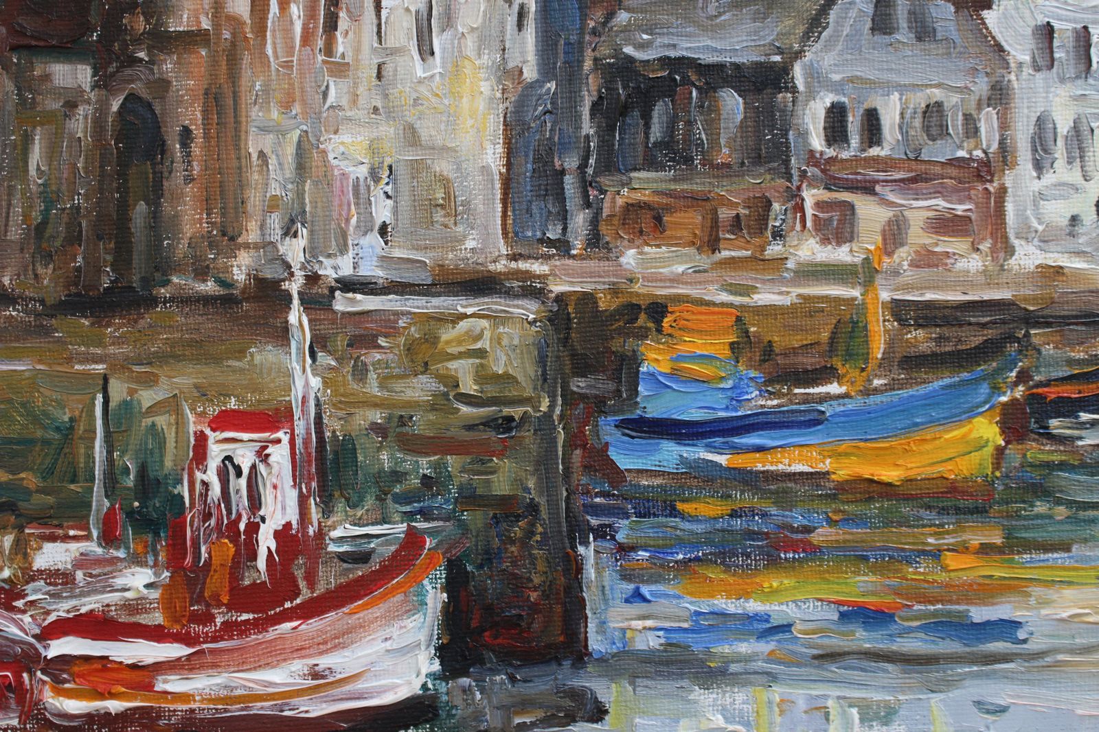 photo vinterior The Port Of Honfleur' By Gervais Leterreux (1993)