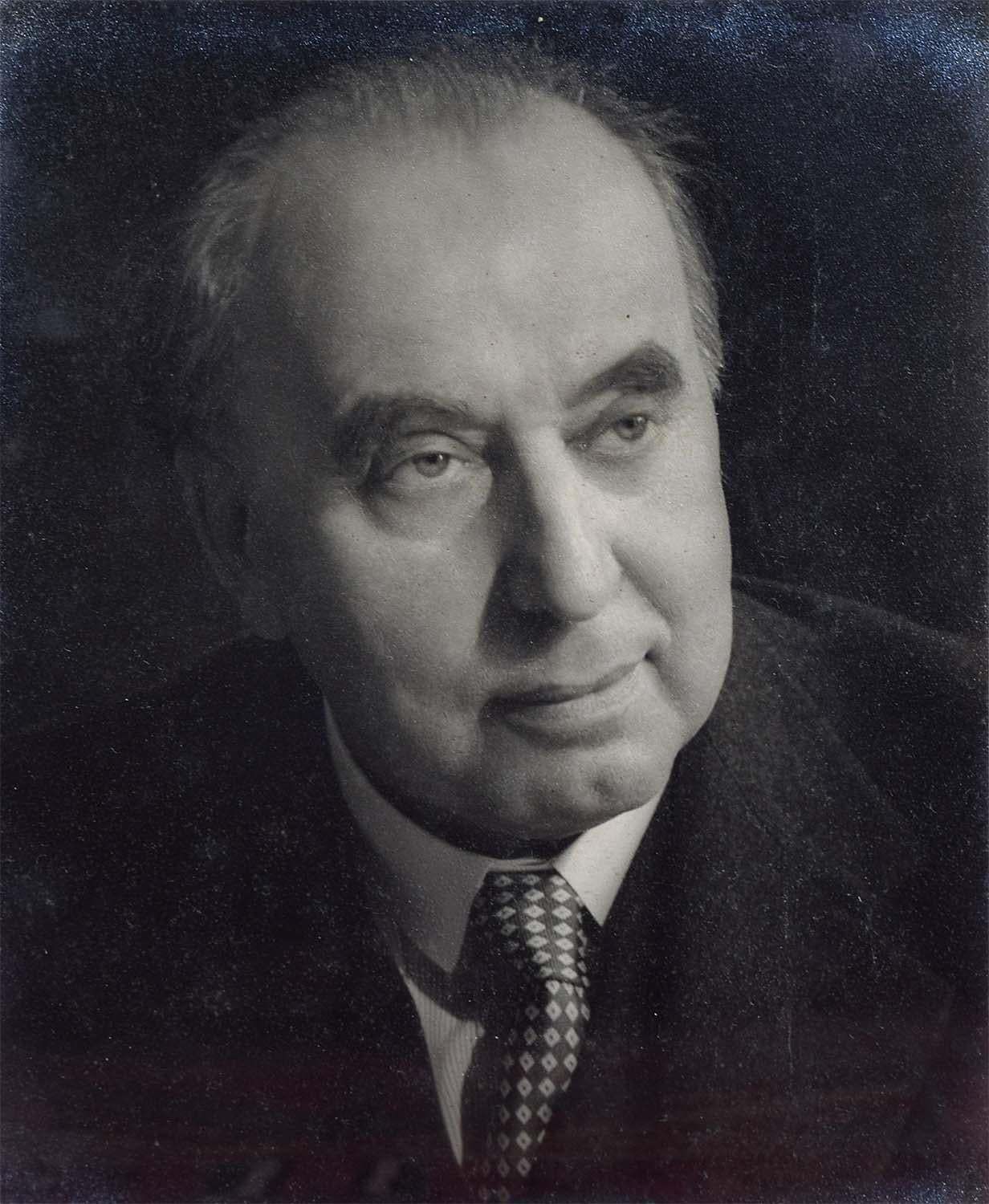 Prof Sir Albert Richardson Pra Architect Portrait Photograph C. 1960 Georgian