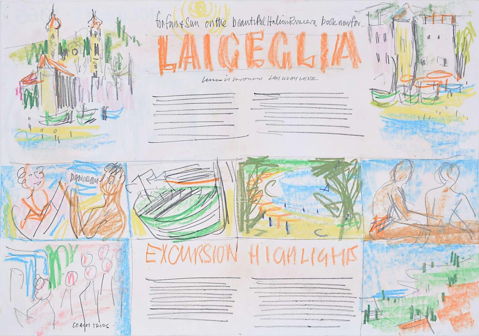 Peter Collins Arca Design Holiday Brochure, Laigueglia (1966)
