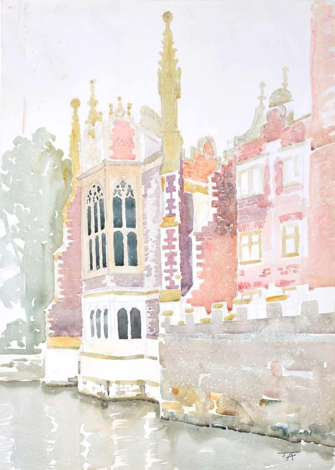 Jvc Anthony, St John's College Cambridge From The River Cam