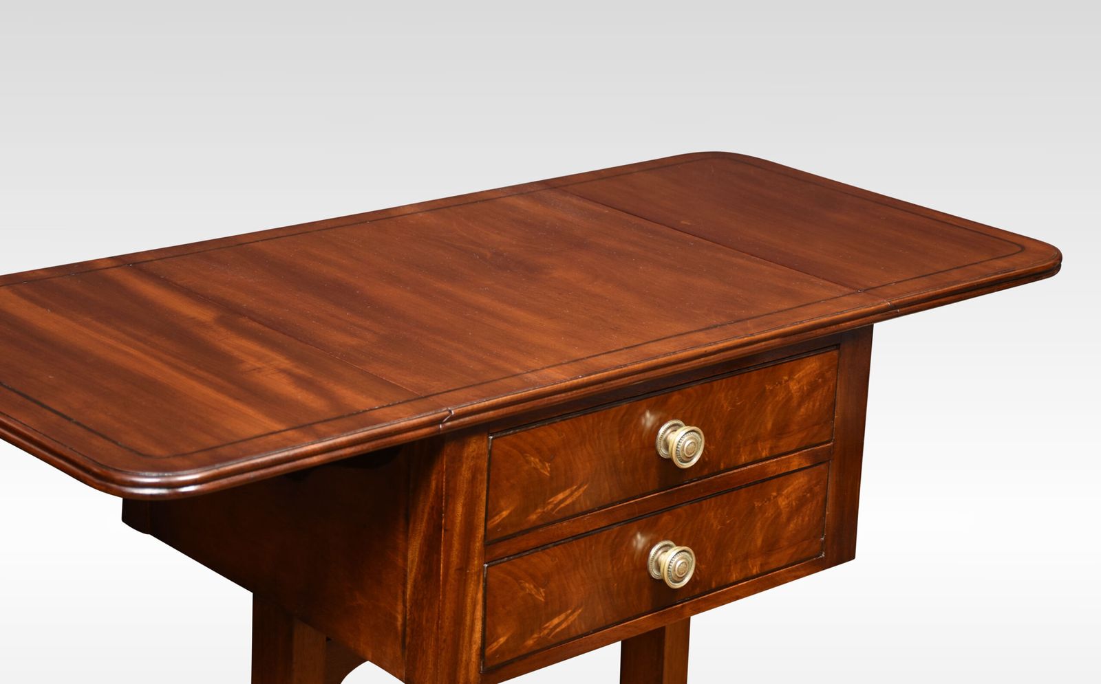 Regency Mahogany Sofa Table Of Small Proportions photo vinterior