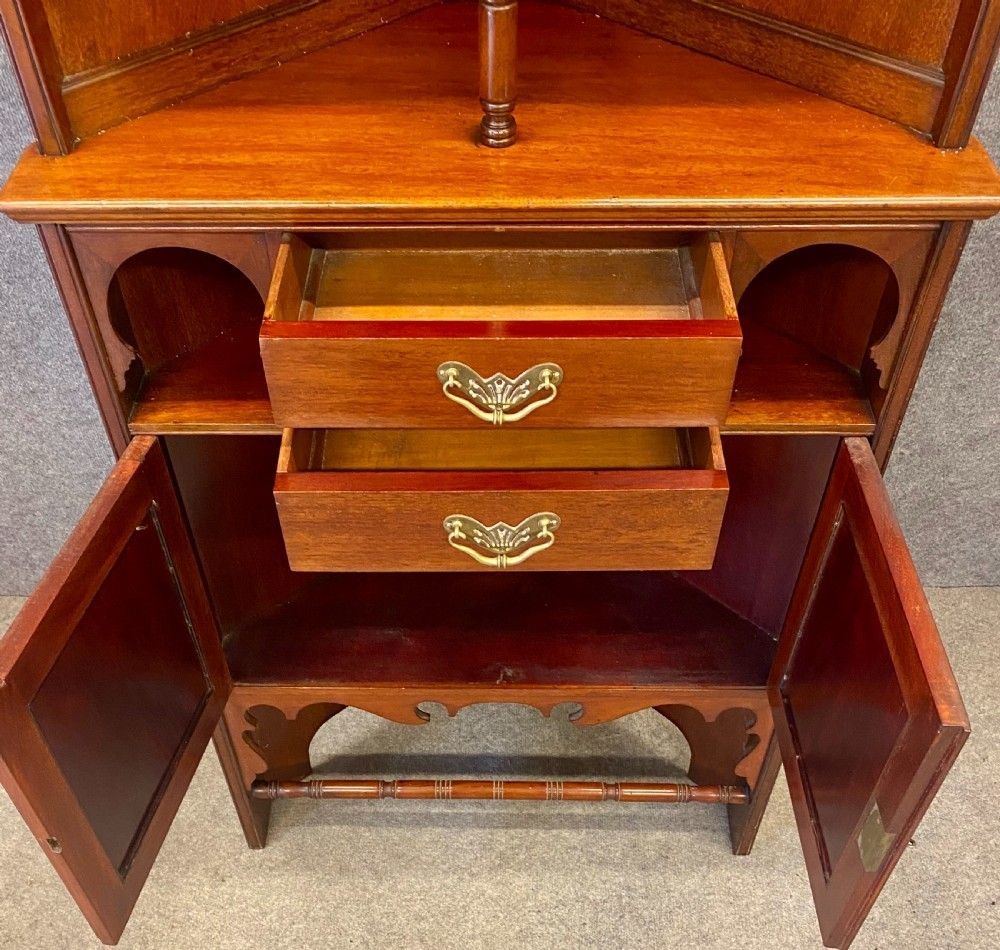 Liberty & Co. Moorish Corner Cabinet photo vintage