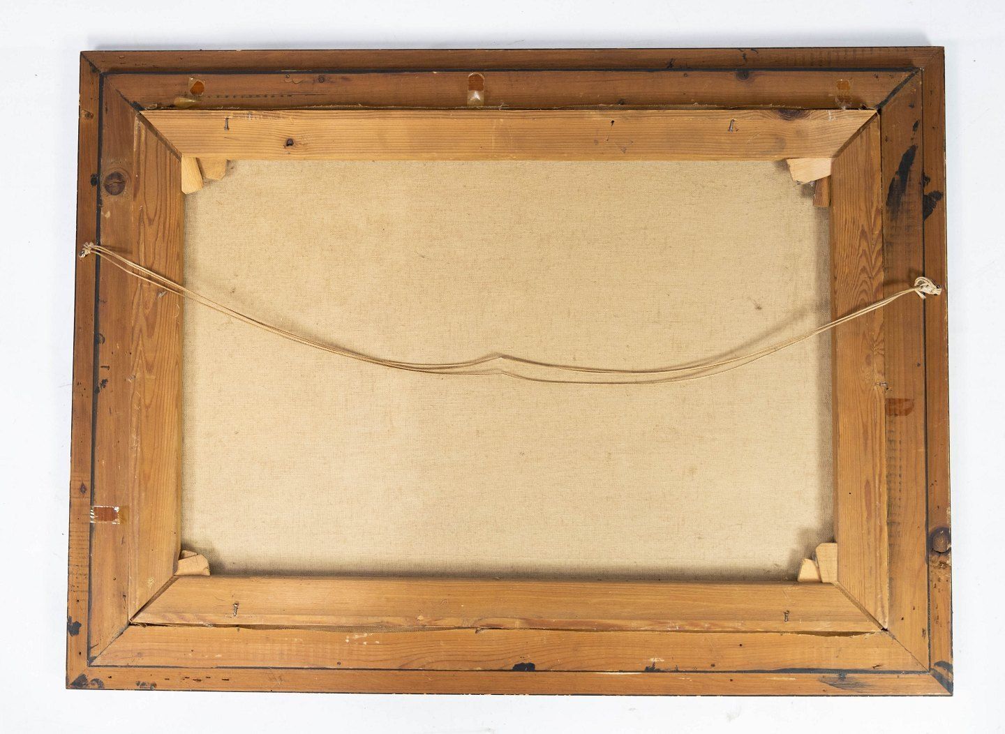 Oil Painting With Winter Motif And Black Painted Frame, With Unknown Signature From The 1920s. photo 150.0