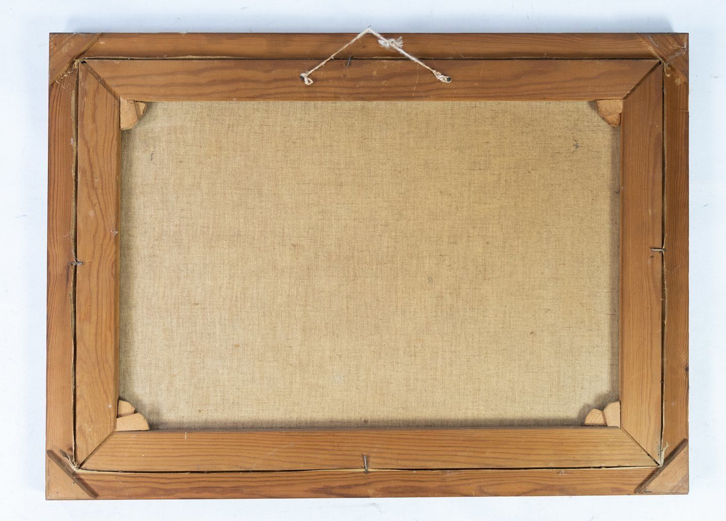 Oil Painting With Country Motif And Wooden Frame, With Unknown Signature From The 1930s. photo Art