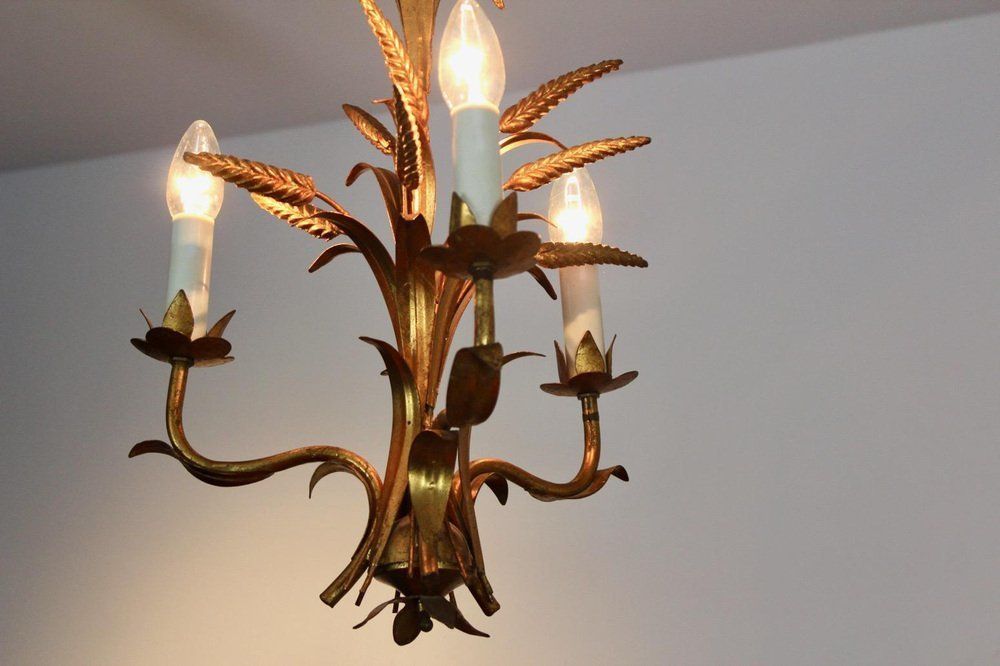 Wheat Sheaf Chandelier By Hans Kögl photo for sale