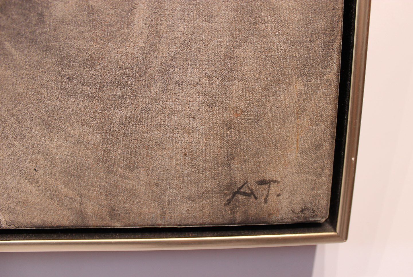 Painting On Canvas By The Danish Artist Anne Tholstrup From 1991. photo Art