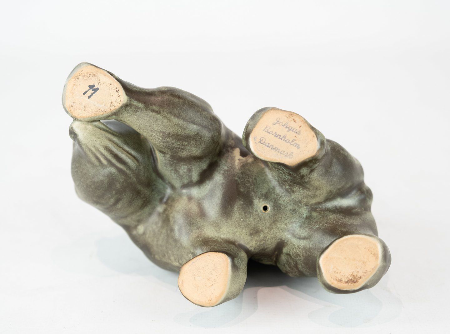 Stoneware Figure In The Shape Of Bear, No. 11 From Bornholm. photo 125.0