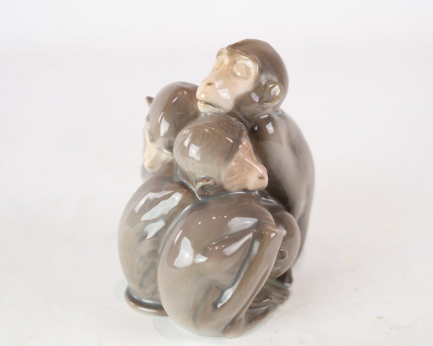 Porcelain Figure In The Form Of A Monkeys, No .: 1581 By Bing And Grondahl photo furniture