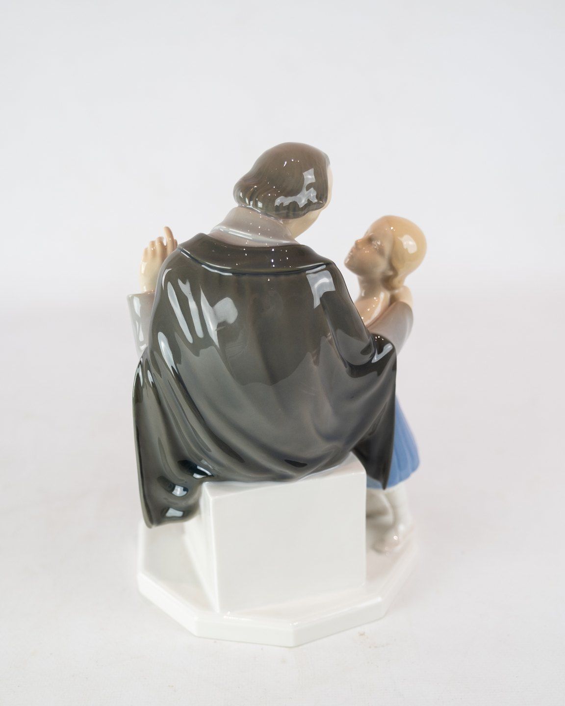 Porcelain Figure In The Form Of Hc Andersen, No .: 2037, By Bing And Grondahl. photo for sale