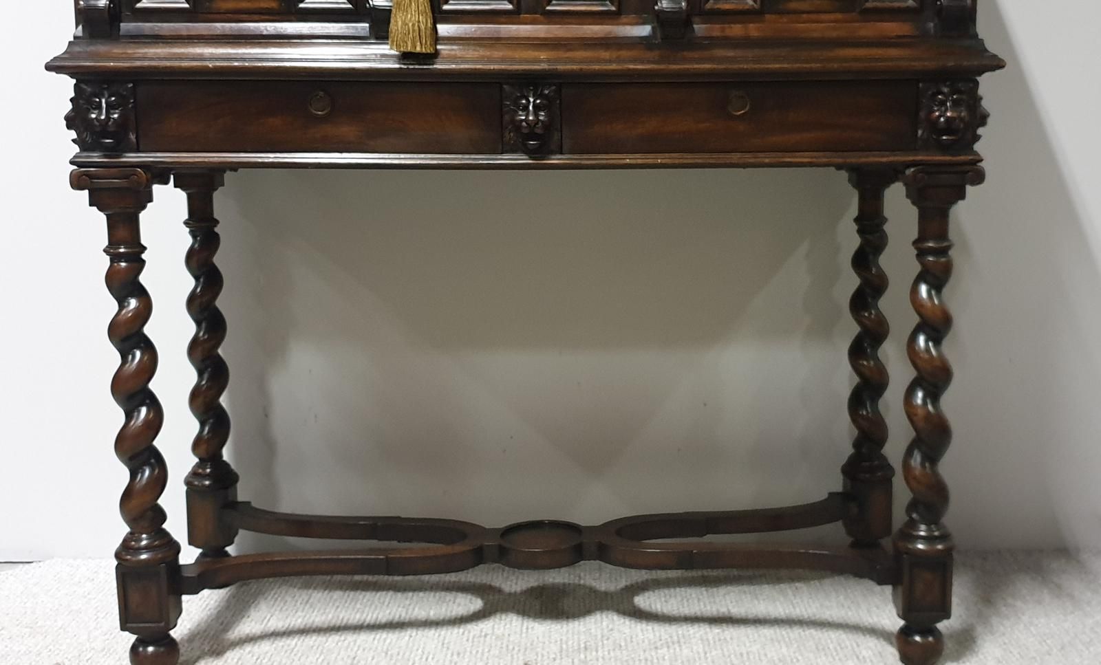 Superb Walnut Cabinet On Stand photo furniture