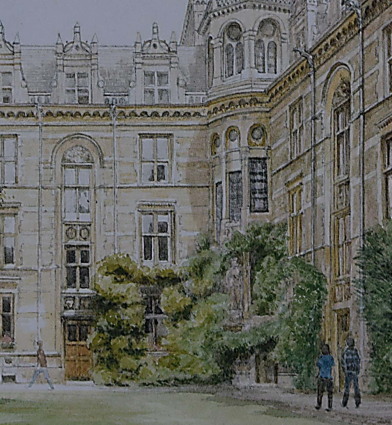 Jane Carpanini Gonville And Caius College Cambridge Print photo Art