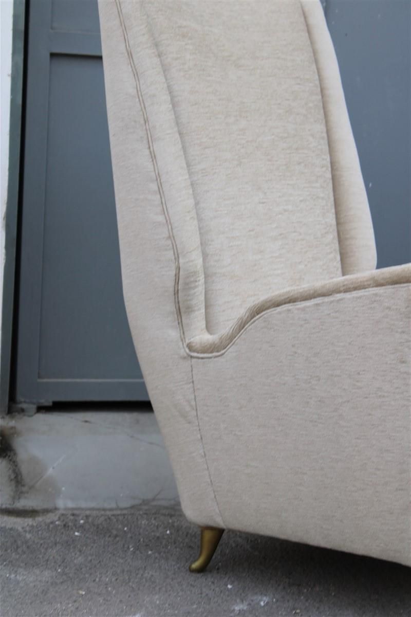 Mid Century Italian Pair Of Armchairs Bergamo Studio Tecnico Isa Gio Ponti Style photo 13023.0