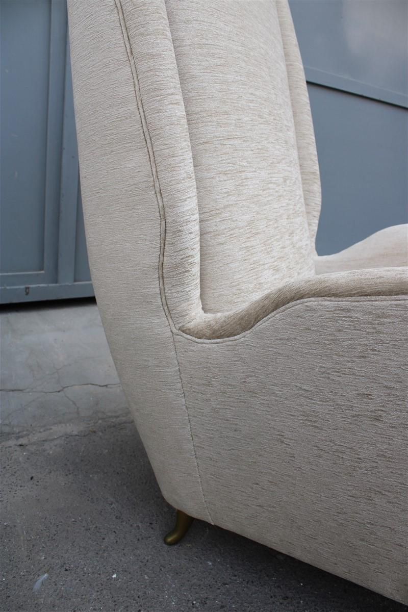 photo for sale Mid Century Italian Pair Of Armchairs Bergamo Studio Tecnico Isa Gio Ponti Style