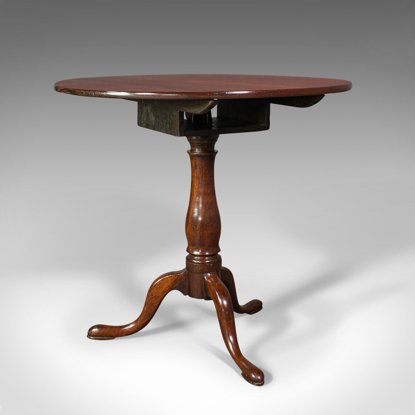 Antique Tilt Top Table, English, Mahogany, Occasional, Wine, C.1780 photo furniture