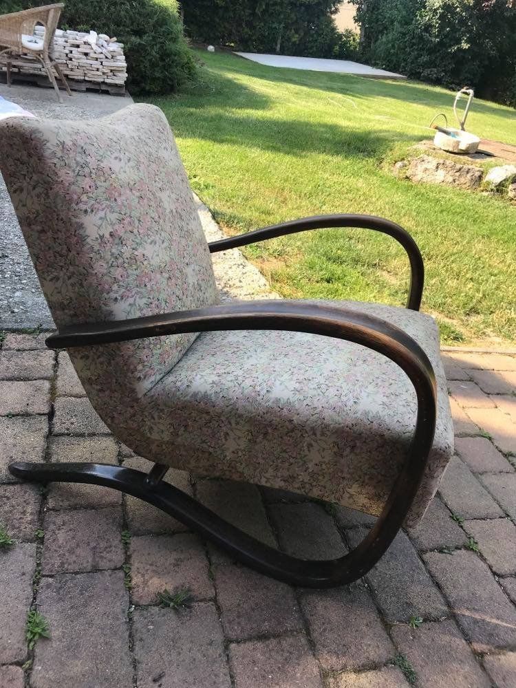 Model H 269 Lounge Chair By Jindrich Halabala, 1930s photo for sale