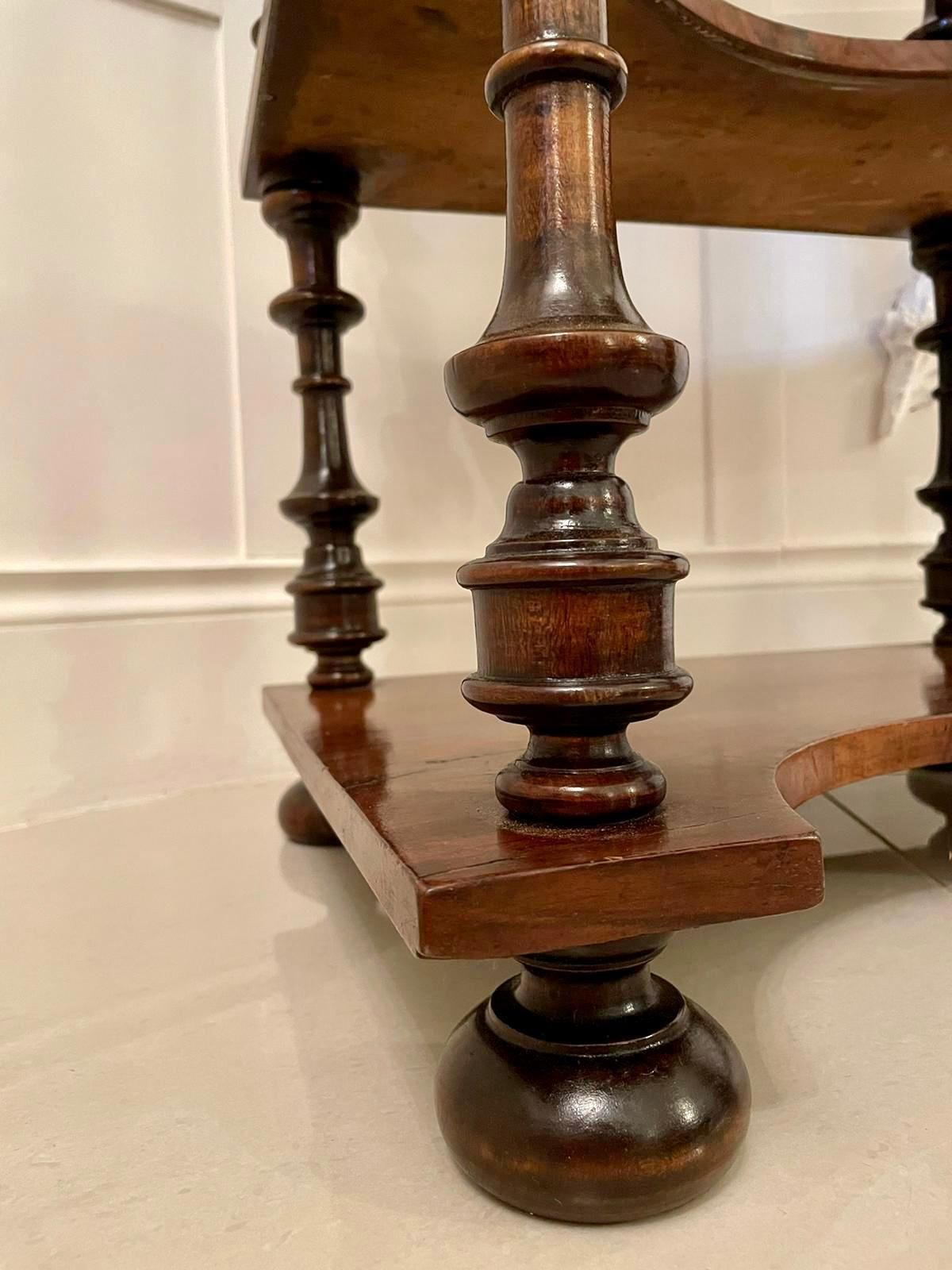 1845.0 19th Century Victorian Antique Freestanding Walnut Ladies Davenport photo