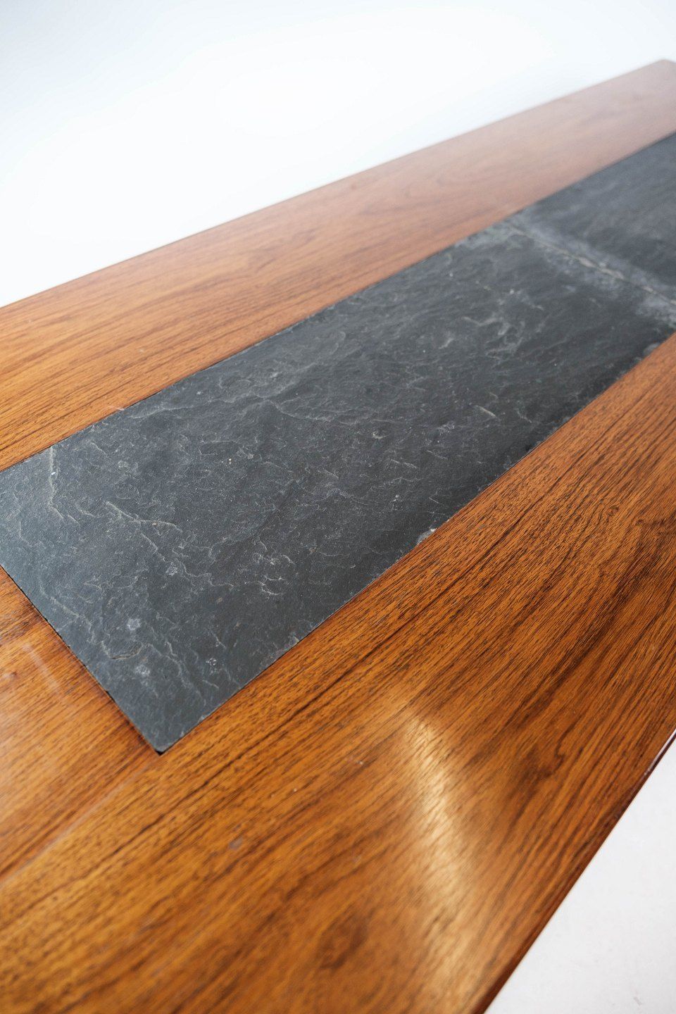 Coffee Table In Rosewood With Slate Of Danish Design From The 1960s photo 785.0
