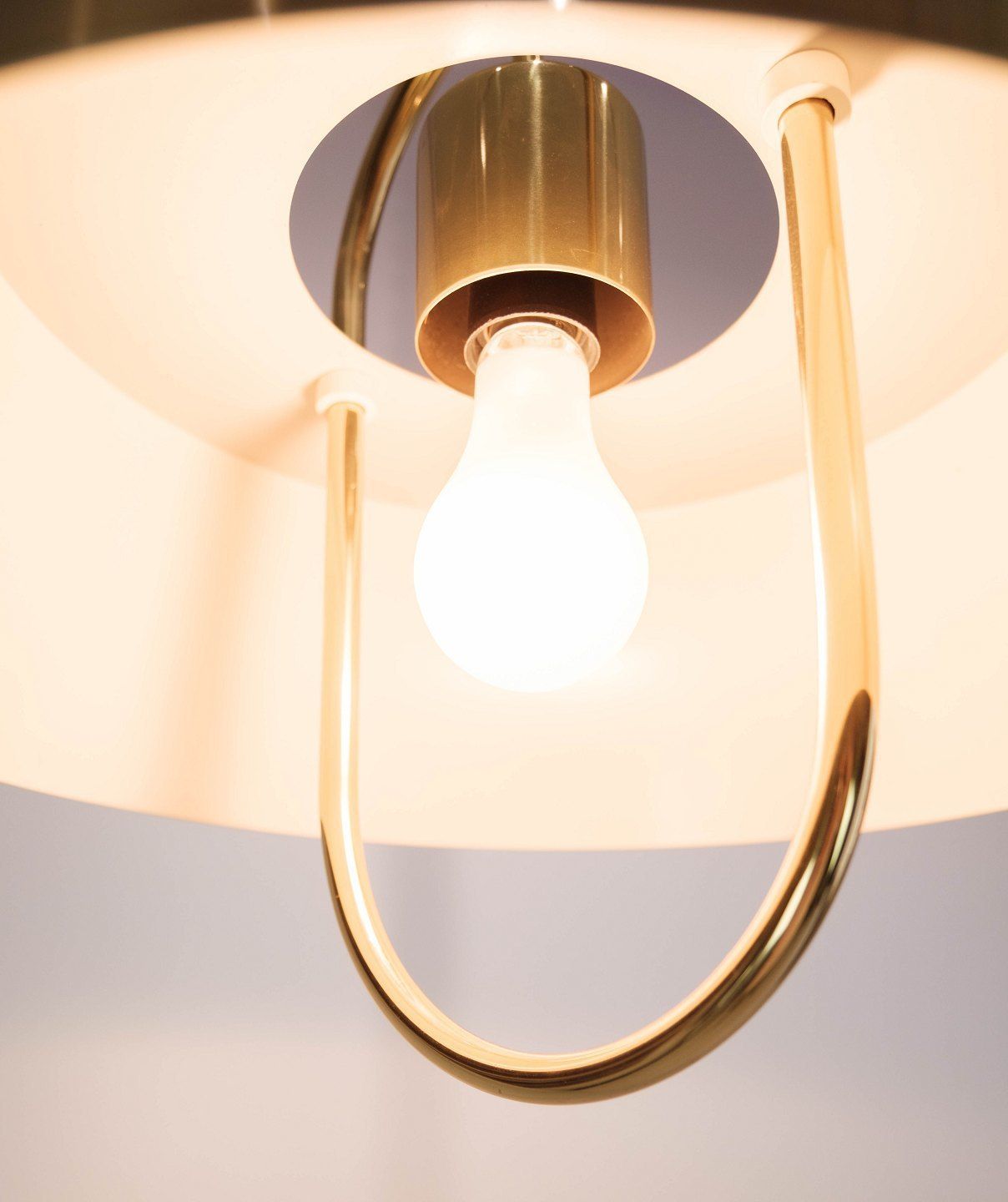 Ceiling Pendant Lamp, Model Herkules, By Jo Hammerborg For Fog And Mørup From The 1960s. photo vintage