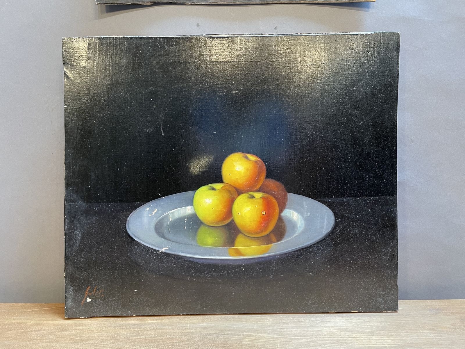 2 Spanish School Still Life Oil Studies photo buy