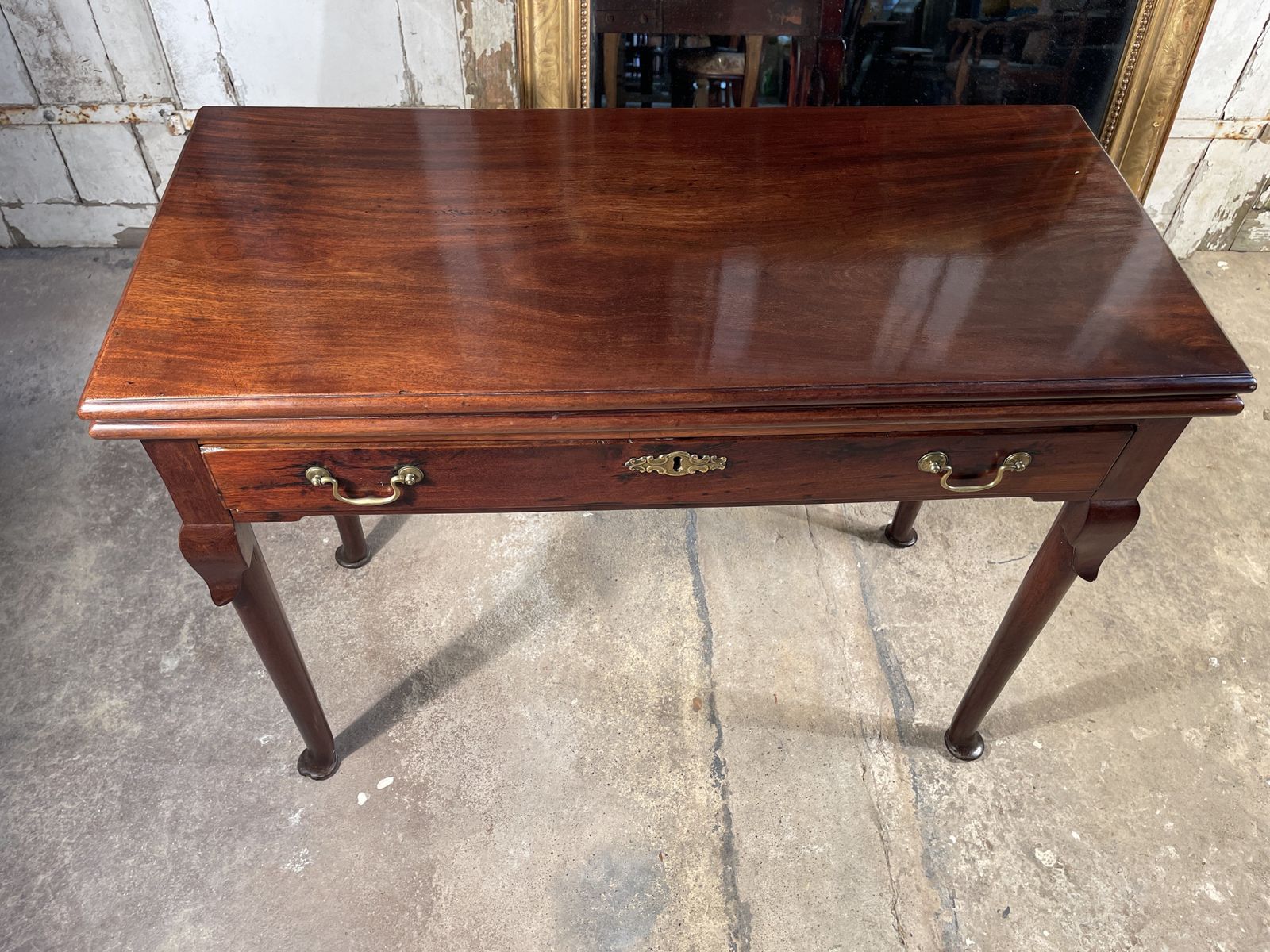 Georgian Cuban Mahogany Card  Extending  Table photo furniture