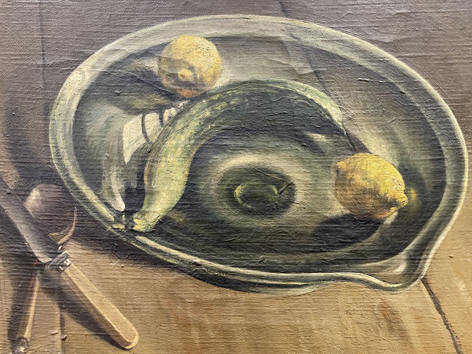 Rare Still Life Oil Painting By Leonard Huskinson Slade School Of Fine Art 1923 1925 Pupil Of Henry Tonks photo 2950.0