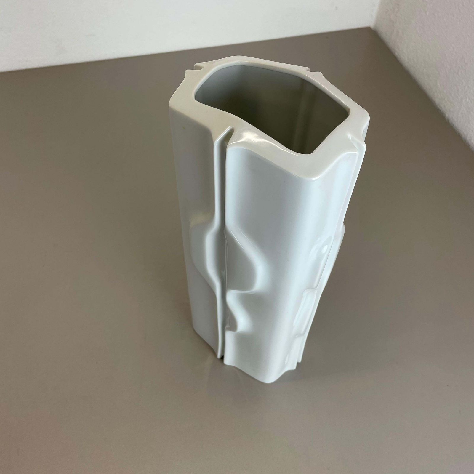 photo buy Large Op Art Vase Porcelain German Vase By Fürstenberg Ceramics, Germany, 1970s