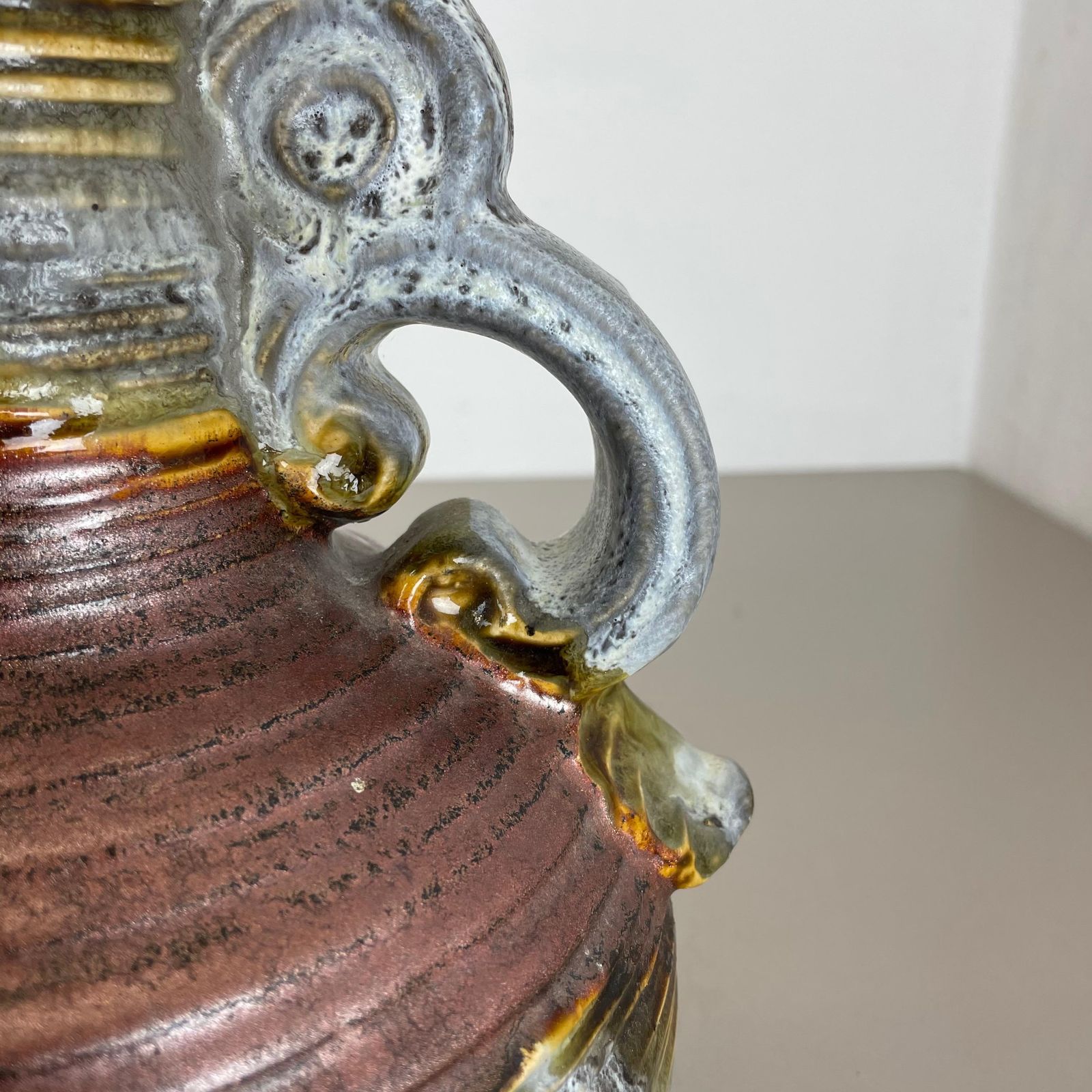 Home Decor Super Rare Fat Lava Ceramic Pottery Vases By Dümmler And Breiden, Germany, 1970s photo