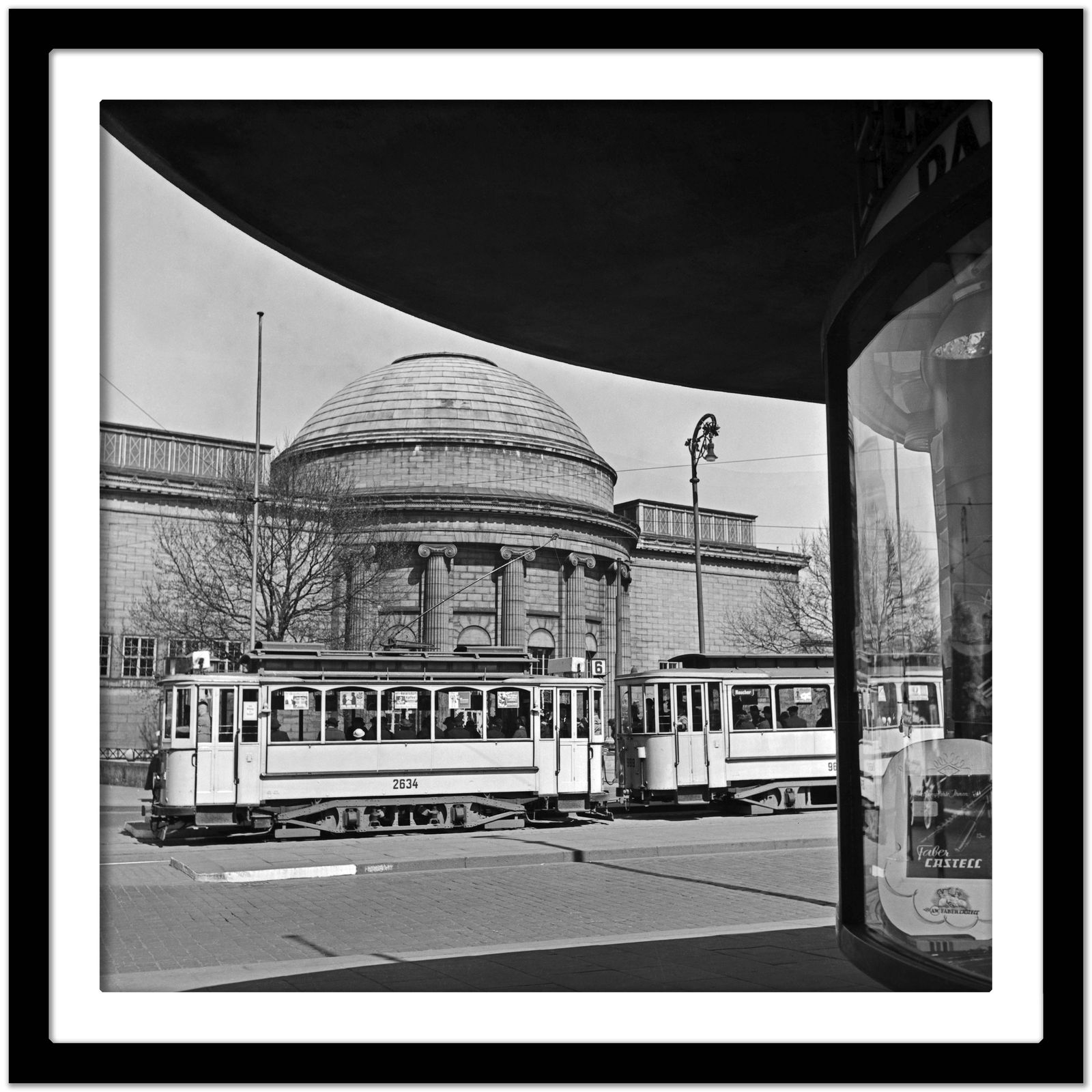 A Tram Passes The Kunsthalle At Hamburg, Germany Karl Heinrich Lämmel photo Art
