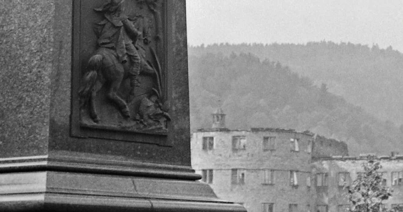 Karl Heinrich Lämmel Castle From Scheffelterrasse Terrace, Heidelberg Germany 1938, Printed Later 1938/2021 photo for sale